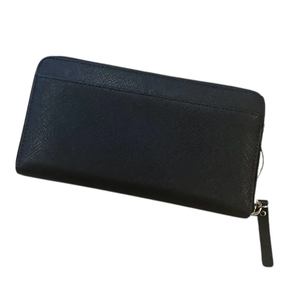 Kate Spade New York Black Continental Large Zip Wallet